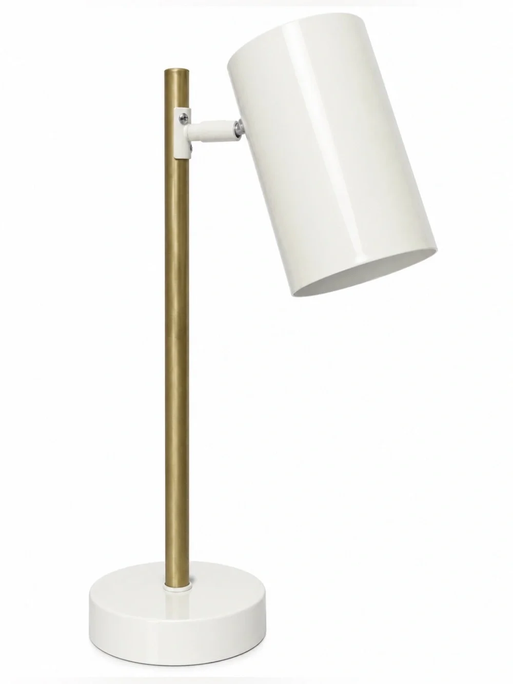 Target White and Brass Adjustable Table Lamp